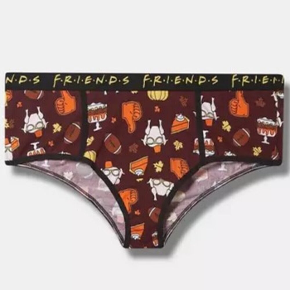 Torrid - Friends Cheeky Mid Rise Cotton Panty in Thanksgiving​​​​​​